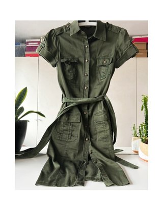 Vestido tipo militar BLANCO