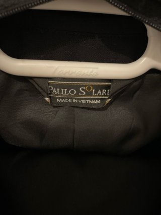 Traje de hombre Paulo Solari negro