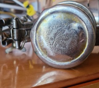 Linterna de Carburo para Bicicleta Antigua