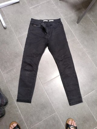 Pantalón vaquero mujer negro talla 40
