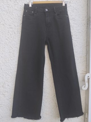 Lote 2 Vaqueros Wide Leg Tiro Alto (Negro + Verde)