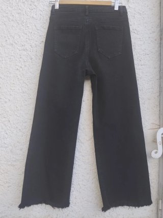 Lote 2 Vaqueros Wide Leg Tiro Alto (Negro + Verde)