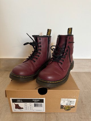 Dr. Martens 1460 J Softy T Cherry Red