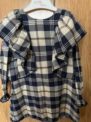 Vestido de cuadros niña talla 4 de Eve Children"