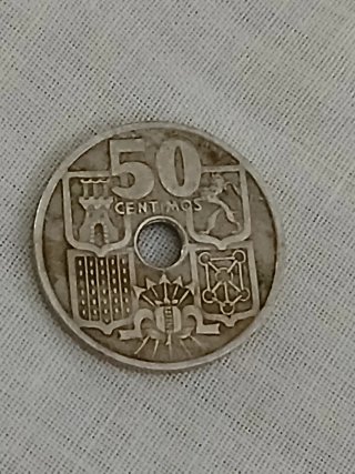 Moneda 50 Céntimos 1949