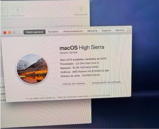 iMac 21,5” (2011) 16GB RAM + Impresora