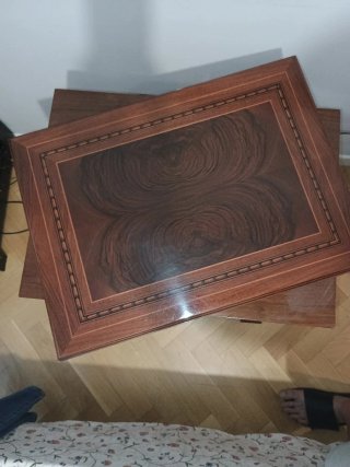 Mueble auxiliar madera clásico