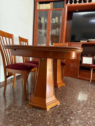 Mesa de Comedor Extensible de Madera