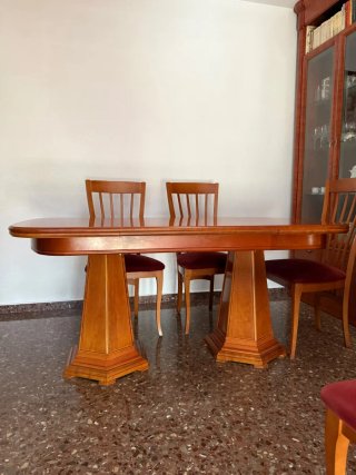 Mesa de Comedor Extensible de Madera
