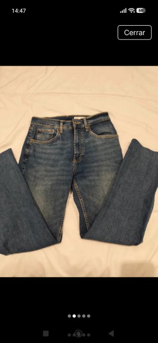 Vaqueros Zara Azul Talla S
