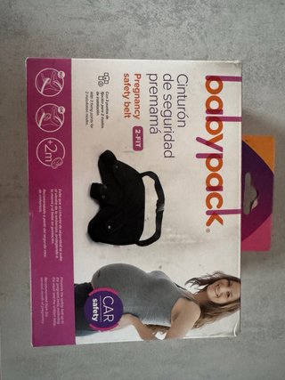Cinturón seguridad embarazada BabyPack