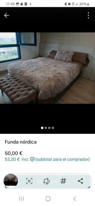 Funda nórdica de forro polar