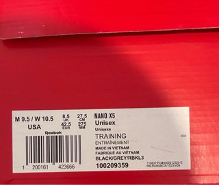 Reebok Nano X5 Talla 42.5