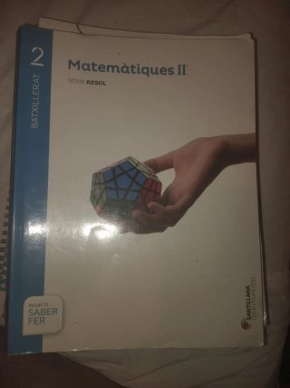 Matemàtiques II, 2 Batxillerat