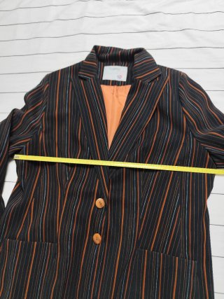 Traje de chaqueta a rayas