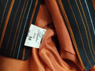 Traje de chaqueta a rayas