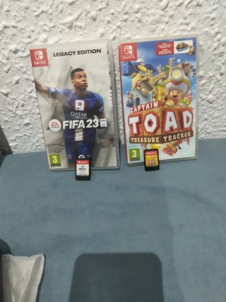 Mando Pro Switch + 2 Juegos Nintendo