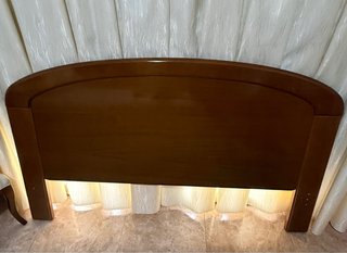 Cabecero de madera maciza roble