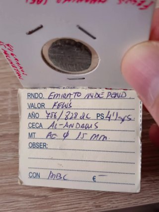 Moneda Felus Al-Andalus 756-828