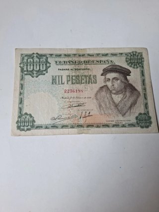 OFERTA 1000 Pesetas 1946 - Luis Vives.