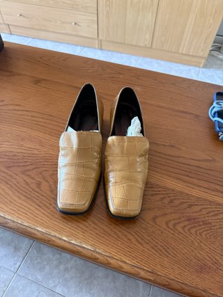 Zapatos de Piel Estampado Cocodrilo