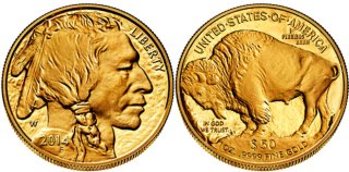 Moneda American Buffalo 2014 1 oz Oro