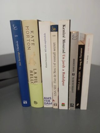 Lot 8 llibres de novel·la contemporània en català