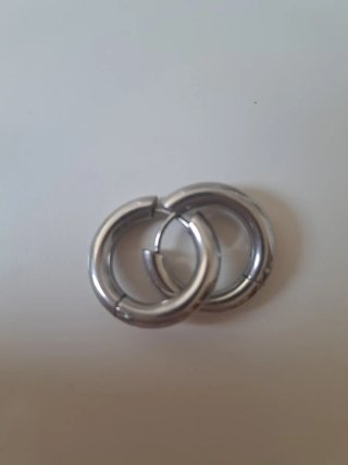 Pendientes Aro Plateados