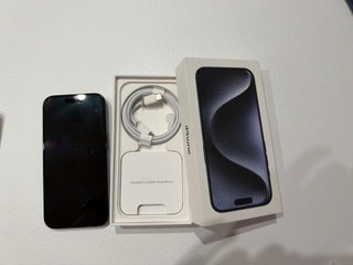 iPhone 15 Pro 256GB Blu Titanio