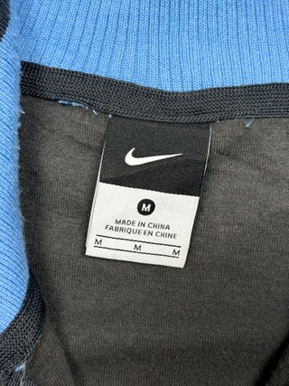 Nike chaqueta deportiva UNC gris azul M