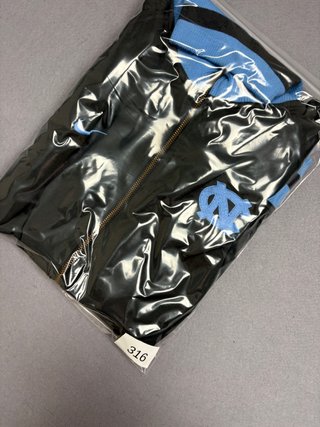 Nike chaqueta deportiva UNC gris azul M