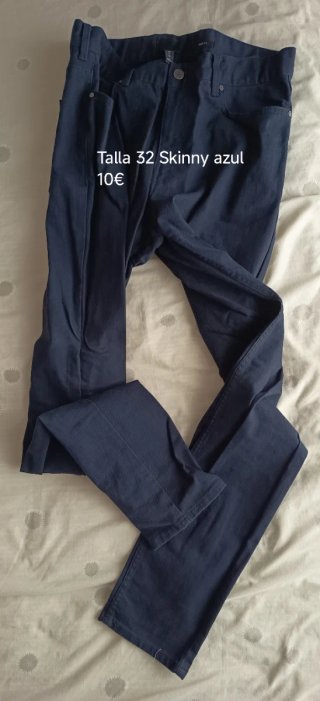 Pantalones de Pana Gris Talla 34
