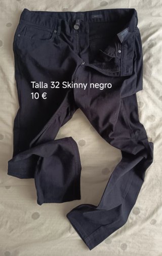 Pantalones de Pana Gris Talla 34