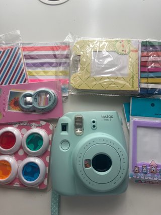 Cámara Instax Mini 9 + Accesorios