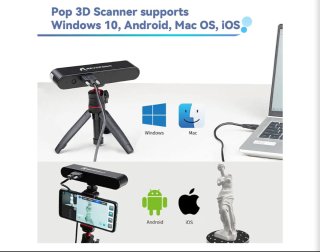 Escáner 3D Revopoint POP 3D