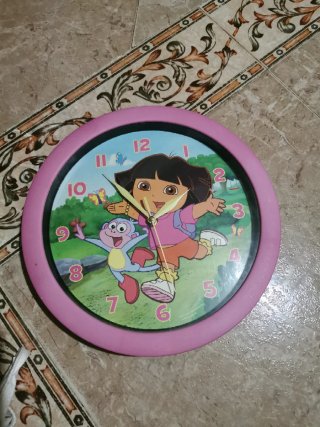 Reloj de Pared Infantil Dora la Exploradora