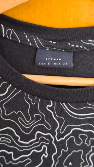 Camiseta Lefties Azul Marino Estampada Talla S