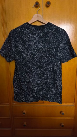 Camiseta Lefties Azul Marino Estampada Talla S