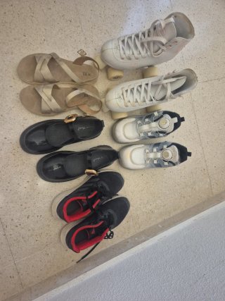 Lote de 6 pares de calzado variado 36/37
