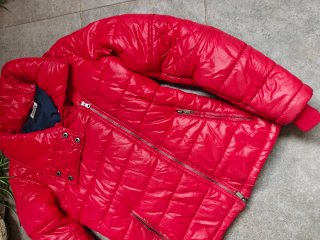 Chaqueta acolchada Diesel mujer roja