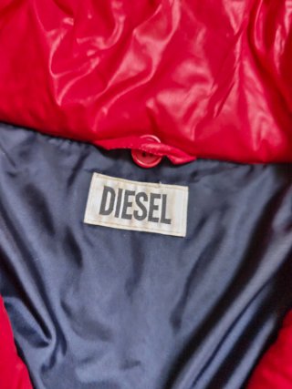 Chaqueta acolchada Diesel mujer roja