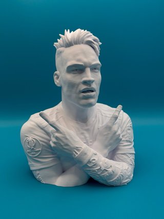 Busto Lautaro Martinez 3D 20cm
