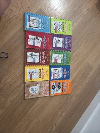 10 libros Diary Wimpy Kid - Diario Greg en Inglés