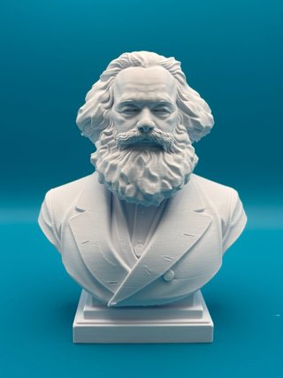 Busto Karl Marx 3D 20cm