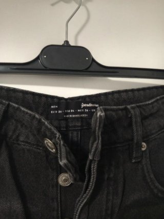Shorts vaqueros negros