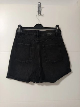 Shorts vaqueros negros