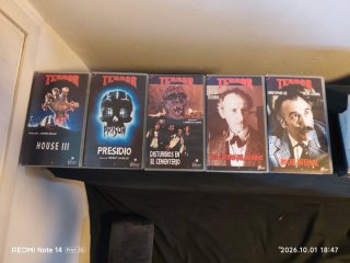 Lote 5 Film VHS Horror Filmax