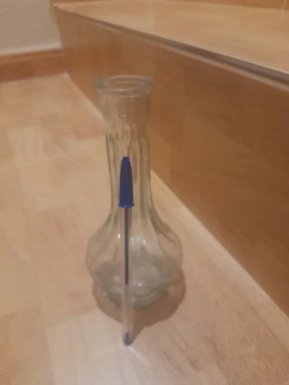 Jarrón vintage de cristal