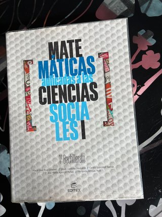 Matemáticas aplicadas a las Ciencias Sociales I...