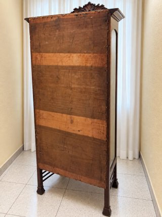 Vitrina Modernista de Caoba Maciza